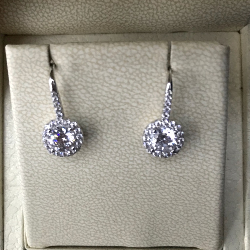 Lafonn Timeless Simulated Diamond Earrings NIB